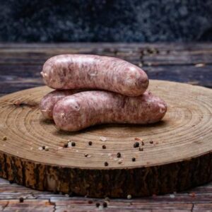 Kiełbasa biała z szynki surowa