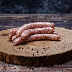 Kiełbasa biała z szynki surowa cieńka